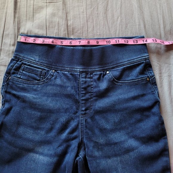 Small Ricki's Dark Wash Pull-On Jegging - Picture 5 of 7